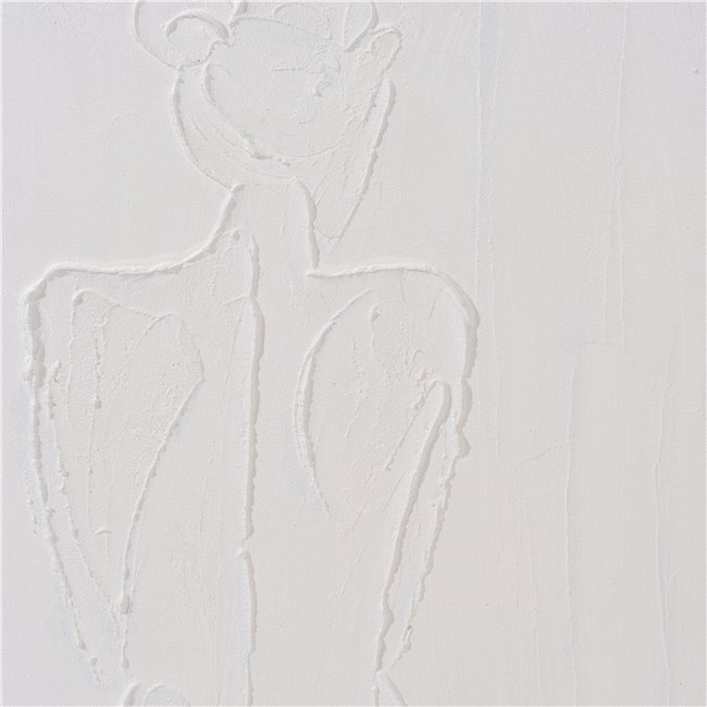 Canvas wall art Female Figure, H60x50x3.7cm
