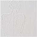 Canvas wall art Female Figure, H60x50x3.7cm