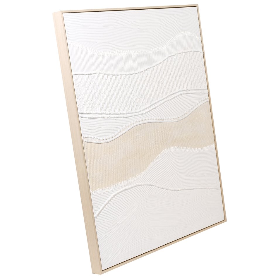 Картина на холсте White Waves, H100x80x5cm