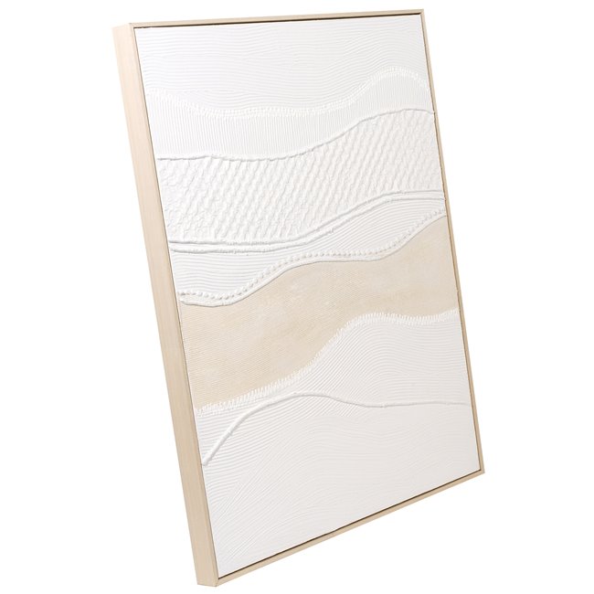 Картина на холсте White Waves, H100x80x5cm