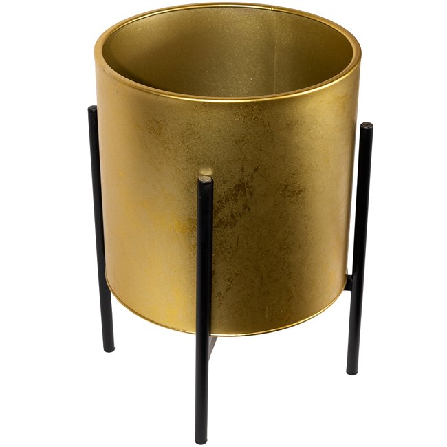 Flower pot holder Houpa Gold L, H46x31x31cm
