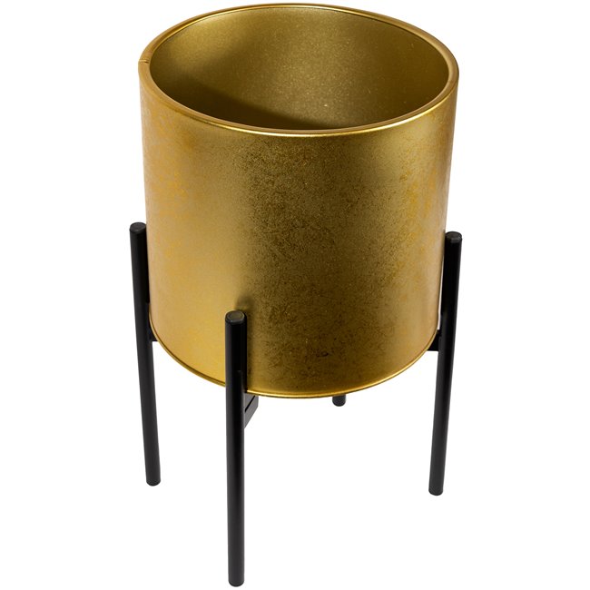Flower pot holder Houpa Gold  M, H31x24.5x24.5cm