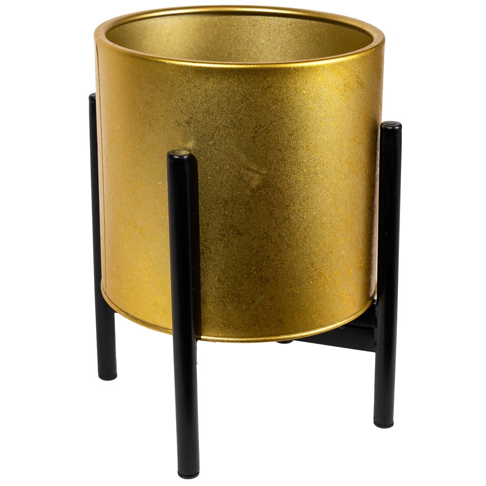 Flower pot holder Houpa Gold  S, H20.5x21x21cm
