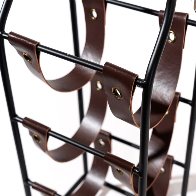 Wine bottle holder Hellijs for 3 bottles, H52x17.5x13cm