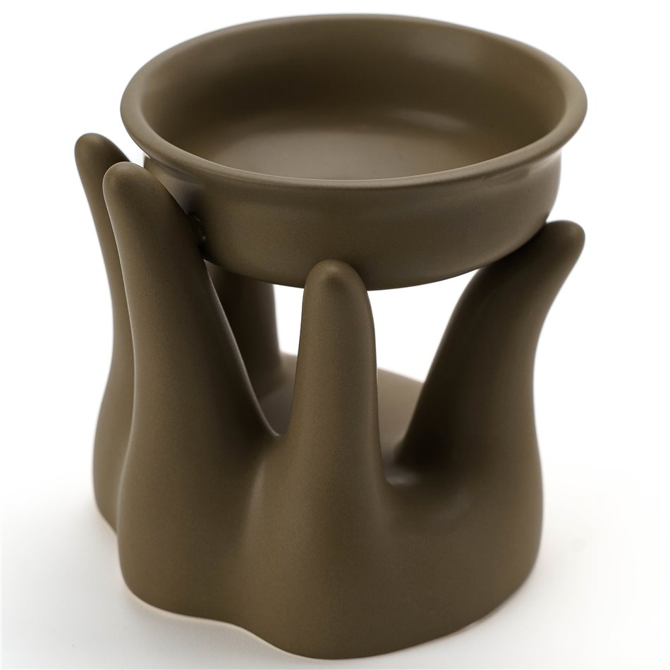 Held oil burner, dust matt, 10x10x10cm