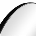 Mirror Iza, round, black, D100