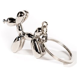 Raktų pakabukas Balloon dog, metalas, 4.7x8.5x1cm