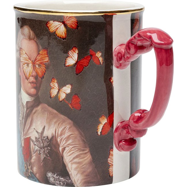 Mug Duc Papillon, 400ml, 13x11x9cm