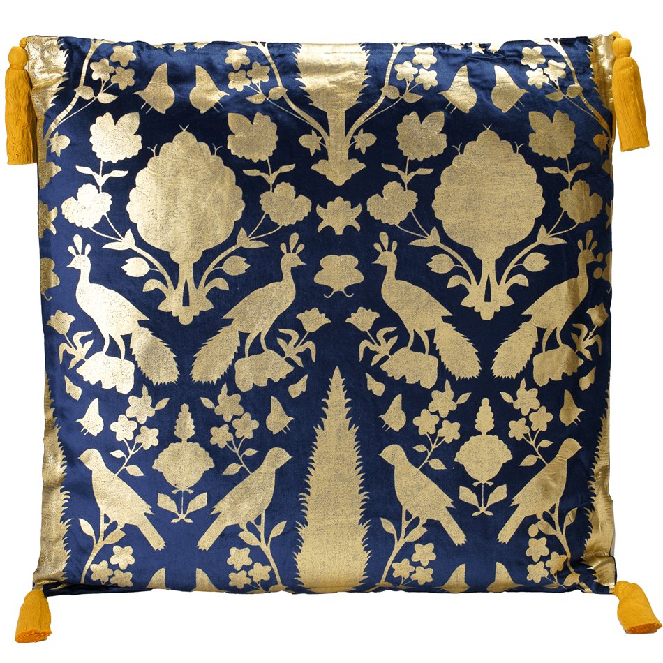 Cushion Blue Birds, 4x50x50cm