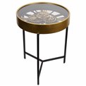 Clock side table Kidwelly, H54xD49cm