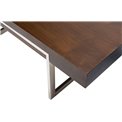 Coffee table Eisdorf, walnut wood veneer, H48.5x120x60cm