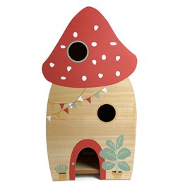 Wooden house Mushroom, H60x33x19cm