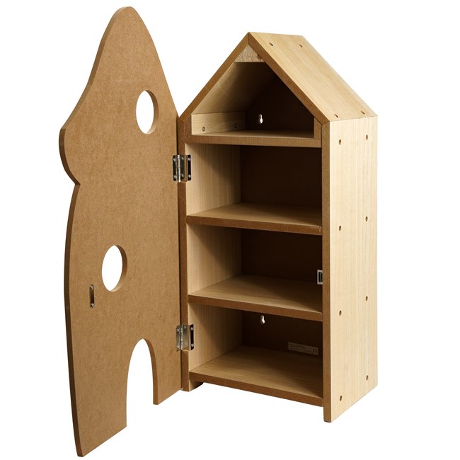 Wooden house Mushroom, H60x33x19cm