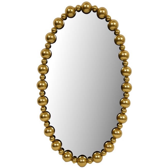 Mirror Balme oval, golden, H78x45x4.5cm