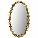 Mirror Balme oval, golden, H78x45x4.5cm