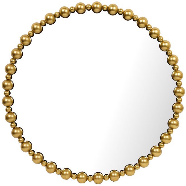 Зеркало Balme, золотого цвета, D83.5x4.5cm
