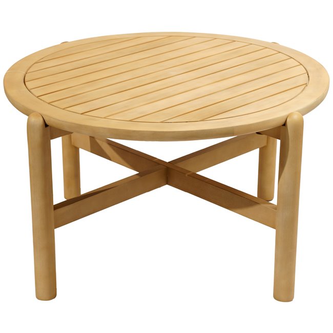 Coffee table Ladeona, acacia, H48xD85,4cm