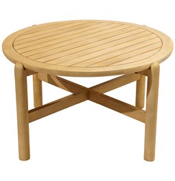 Coffee table Ladeona, acacia, H48xD85,4cm
