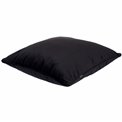 Decorative pillowcase Riviera, black, with trim, 45x45cm