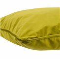 Decorative pillowcase Riviera, leaf green with trim, 60x60cm