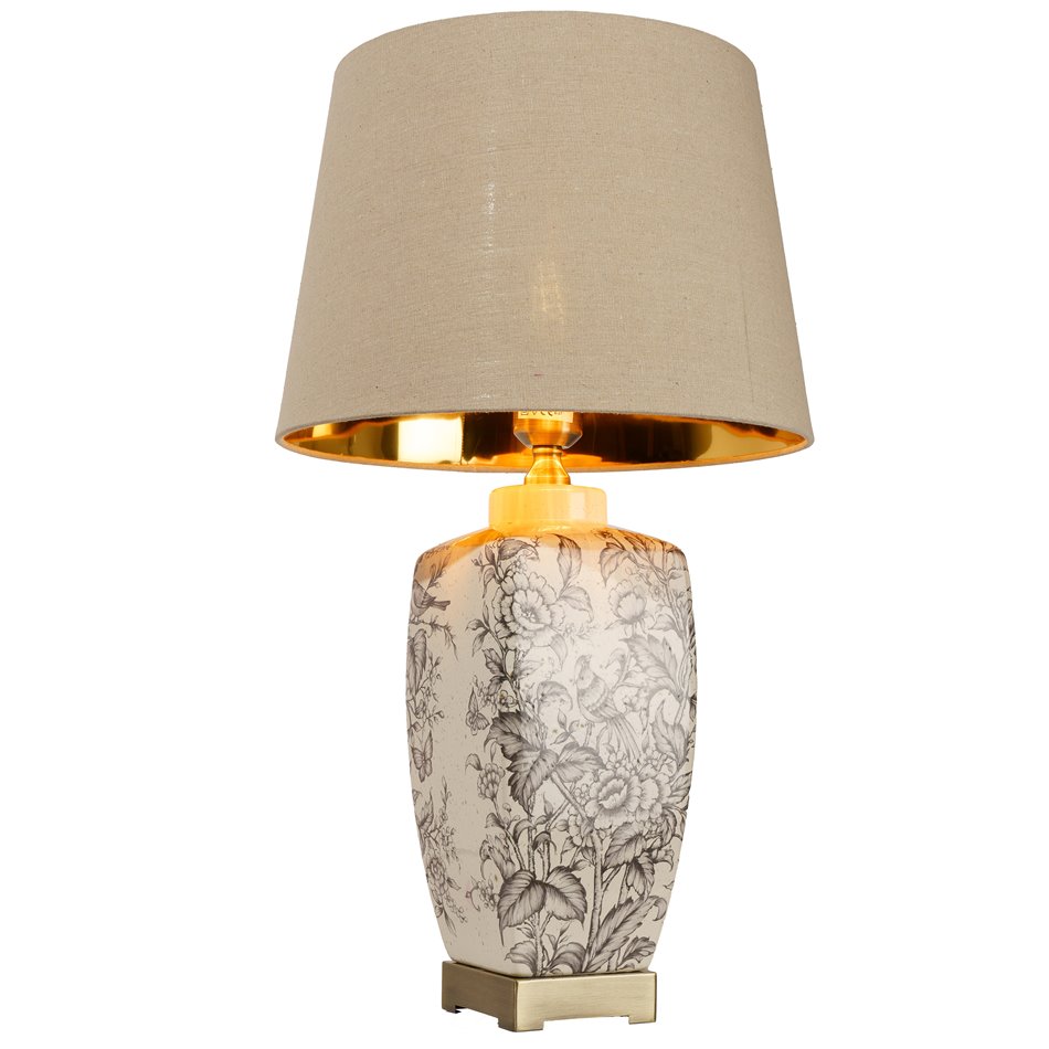 Table lamp Napolla, 15x15x43cm, E27, 60W(MAX)