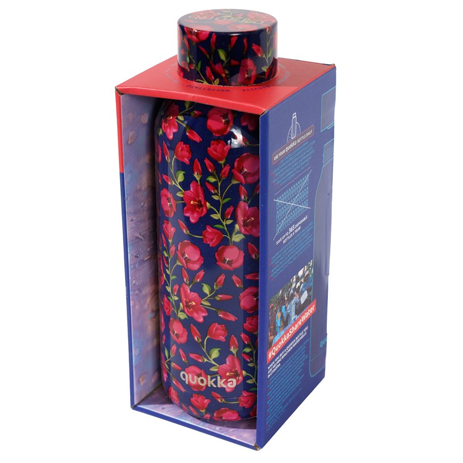 Water bottle Tiny Tulips, 510ml, H20.5 D7cm