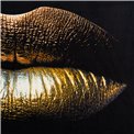 Настенный декор Glamour Kiss Gold, 146x110cm