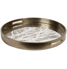 Decorative tray round Furiollo M, H4 D36.7cm