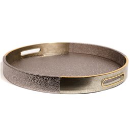 Decorative tray round Furci M, H4 D34.5cm