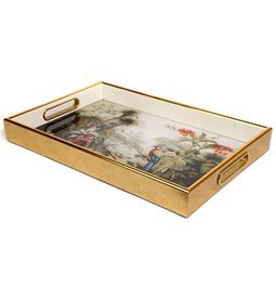Decorative tray Farrota M, H4.5x33.5x23.5cm