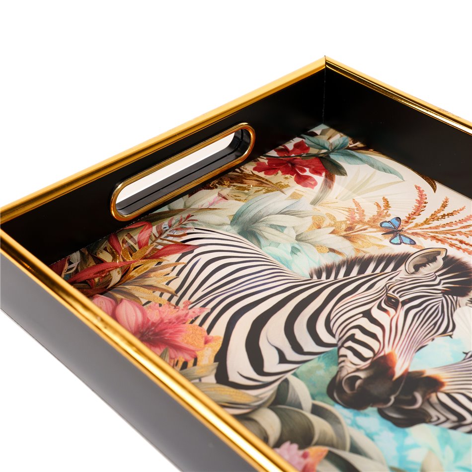 Decorative tray Febrra M, H4.5x35.5x23.5cm
