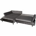Sofa Wemonte, left corner, sleeping function, H90x283x181cm, seat height 47.5cm