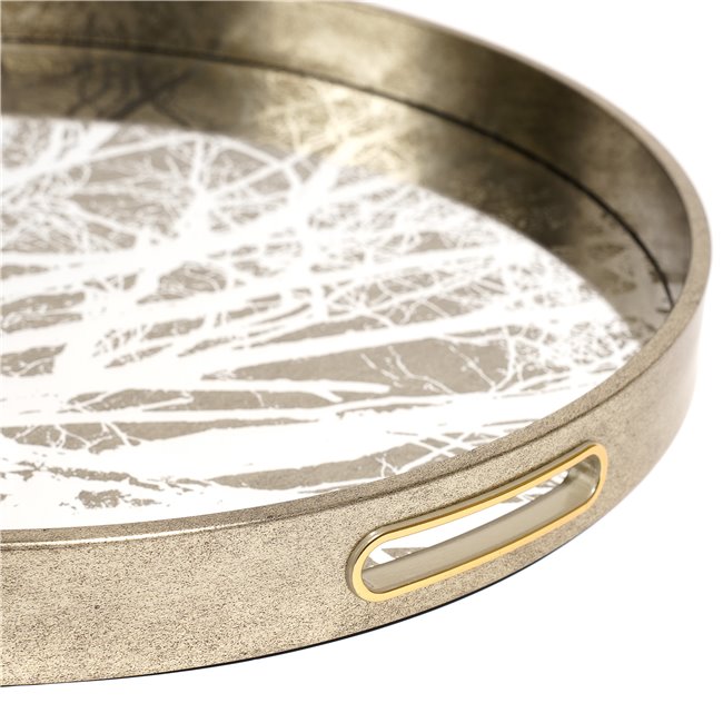 Декоративный поднос Furiollo L, H3 D45cm