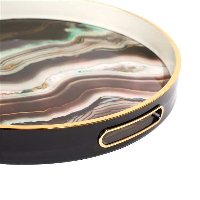 Декоративный поднос Fuente M, H4 D34.5cm