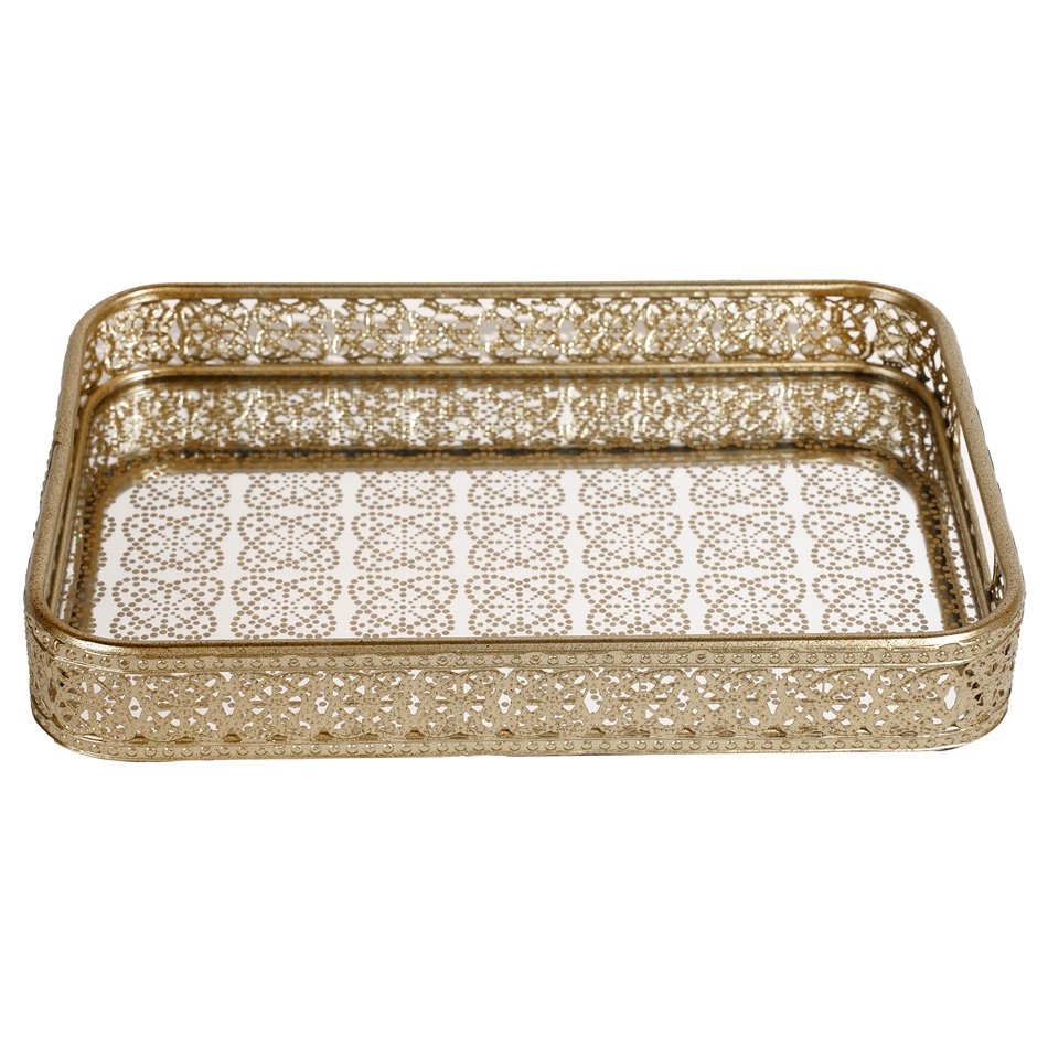 Decorative tray Fullen M, H5.2x35x23.7cm