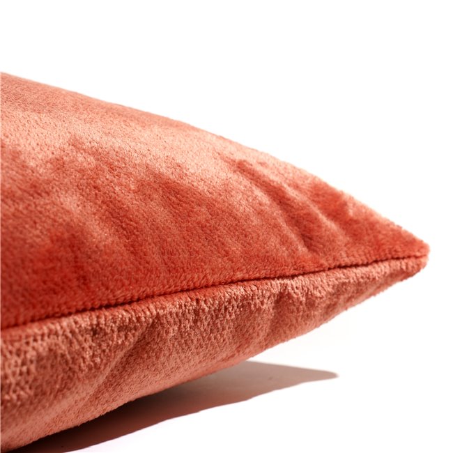 Decorative pillowcase Sorriso, orange color, 45x45cm