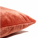 Decorative pillowcase Sorriso, orange color, 45x45cm