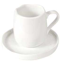 Чашка кофейная с блюдцем Rimini, 360ml 8x9.5cm, D15cm