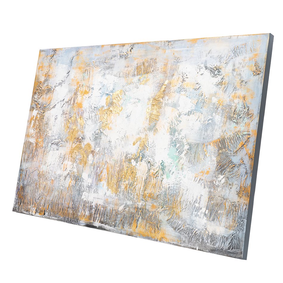 Canvas painting Golden Universe, 80x120cm