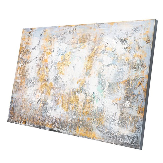 Canvas painting Golden Universe, 80x120cm
