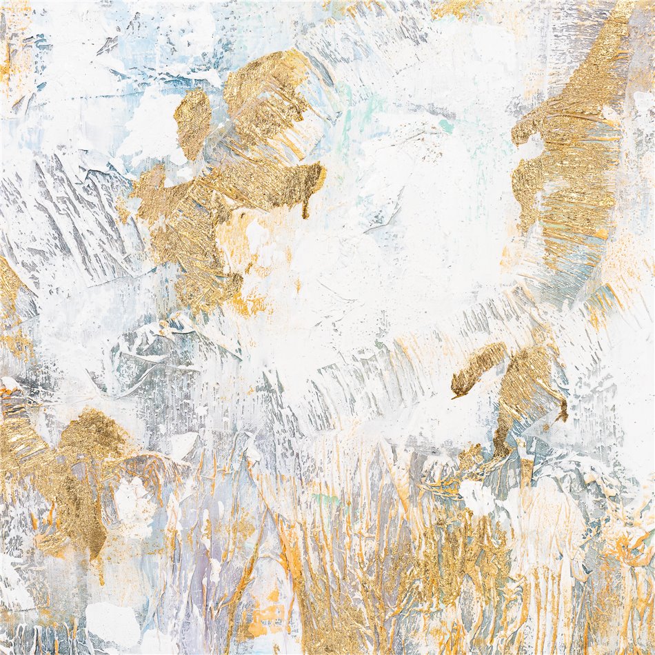 Canvas painting Golden Universe, 80x120cm