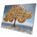 Canvas painting Golden Tree II, 80x120cm