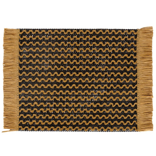 Paper placemat Rame black/natural, 33x46cm, G12/G39
