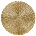 Placemat Rama gold/beige color, D38cm