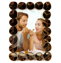 Photo frame Martina, gold tone, zinc, 10x15cm