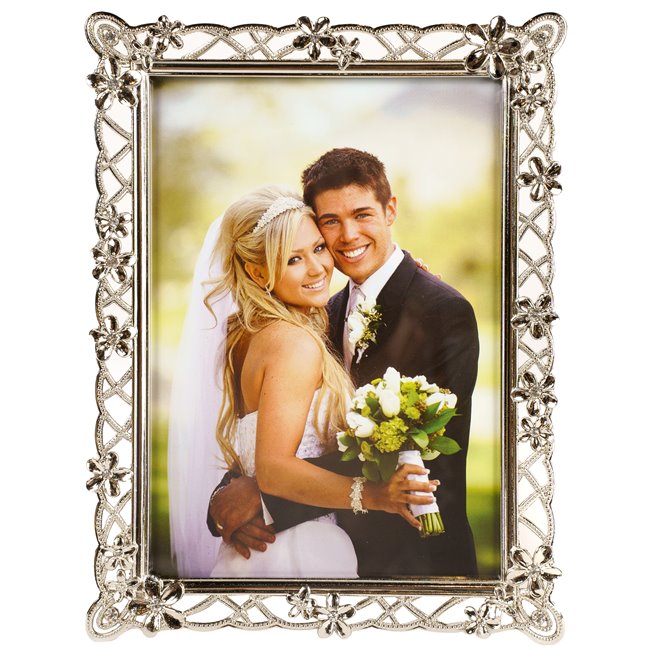 Photo frame Monro, silver tone, 13x18cm