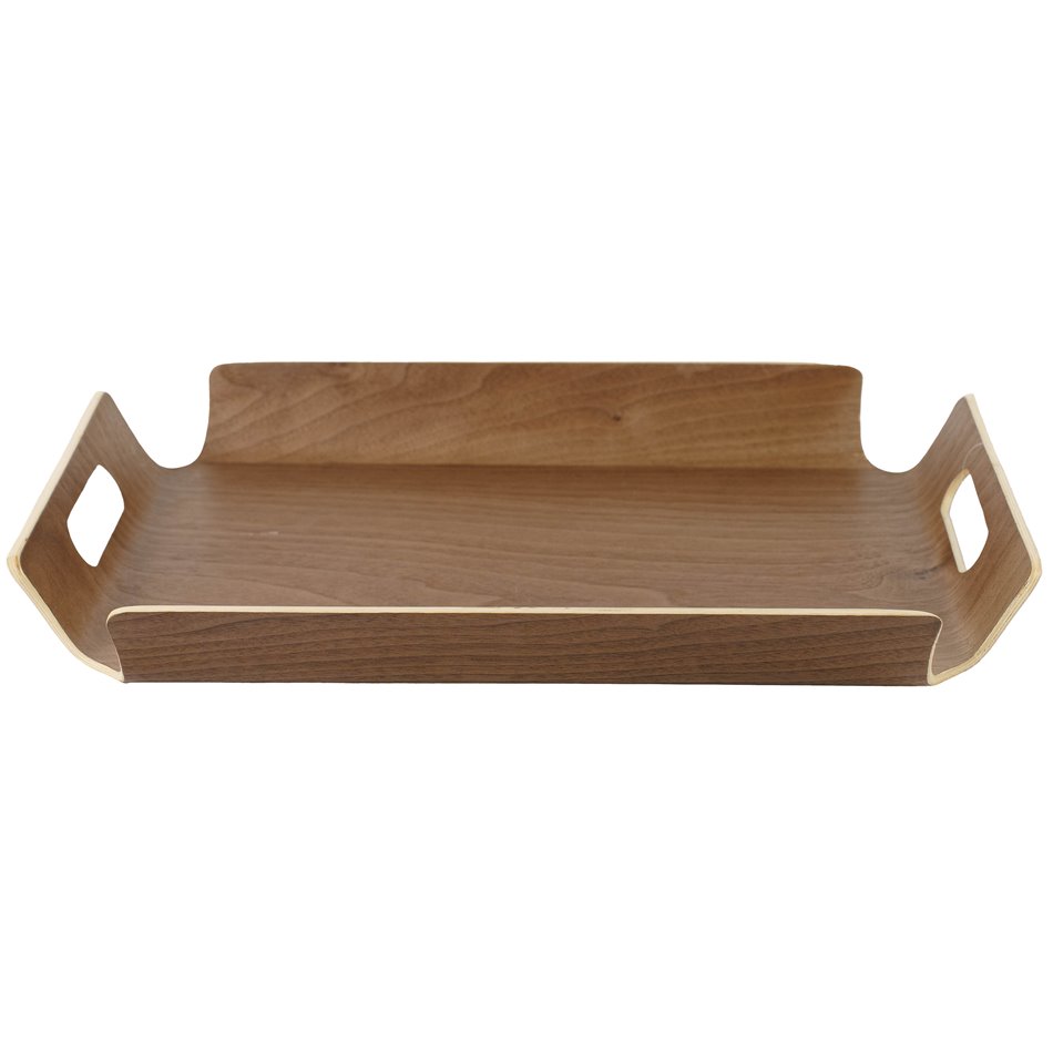 Wood tray Fuksia, 40x29.5xH4.5cm