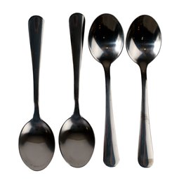 Coffee spoons Shadow, black, 13.6x3,15xH0,85cm