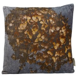 Cushion Hydrangea Brown, 45x45x3cm