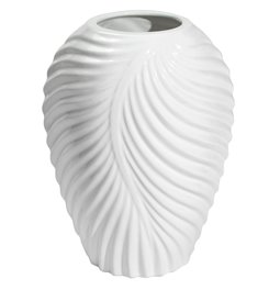 Vase Galileo, white, 17x14x22cm